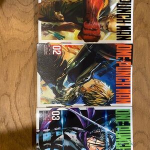 One Punch Man Manga Volumes 1-3